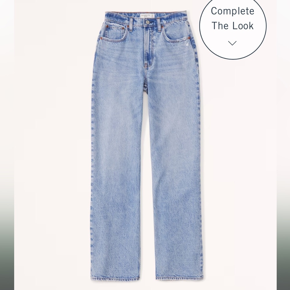 High Rise Loose Jean Medium Wash